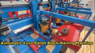Otomatik Euro Palet Blok Çivileme Makinası