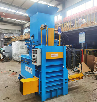 Vertical Hydraulic Sawdust Wood Shaving Baler Machine To Make Wood Shavings