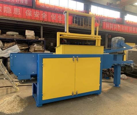 Vertical Hydraulic Sawdust Wood Shaving Baler Machine To Make Wood Shavings