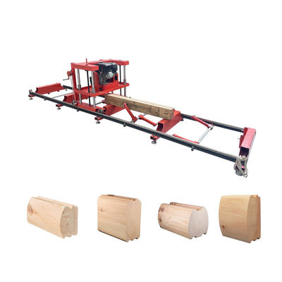Solid Wood Woodworking Moulder Automatic Thickness Planer Matched on Portable Sawmill Rail