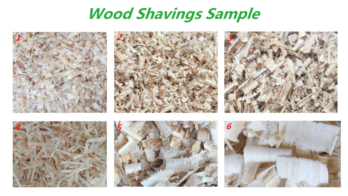 wood shaving machine shavings making full production line with drying, bagging machine