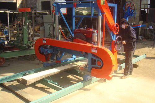 MJ1000 band saw horizontal wood cutting sawmill aserradero portatil, portable swing blade sawmill