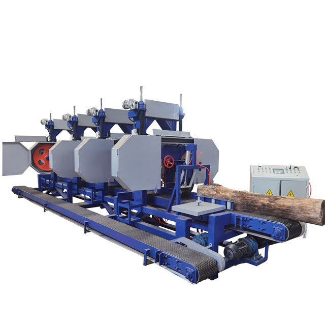 Horizontal Band Resaw Industrial Sawmill Equipment With Multiple Heads