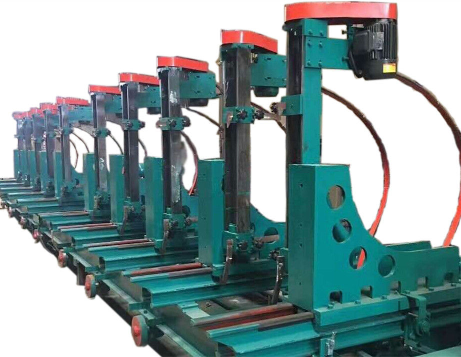woodworking vertical band saw mill machine with trolley CNC log carriage