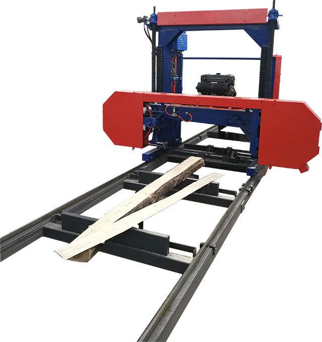 Portable horizontal bandsaw mills diesel wood cutting machine