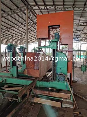 60'' Ağır CNC Ahşap Çakmak Makine Dikey Bant Çakmak Tesisi Ticari Kütük Kesme Çakmak Ağaç için
