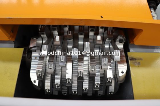 Alaşım bıçak ahşap paletler notching makine / ahşap palet notcher