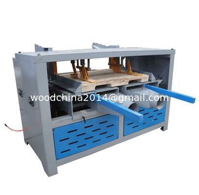 Alaşım bıçak ahşap paletler notching makine / ahşap palet notcher