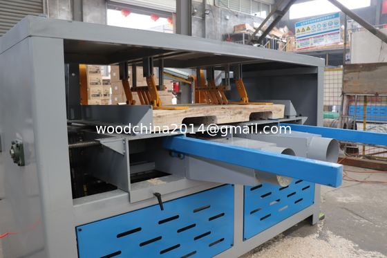 Tek Başlı Pallet Notcher Alaşım Bıçak Ahşap Slot freze makinesi Kapasitesi 800pcs/Saat