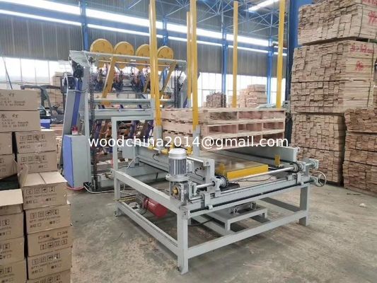ABD Tarzı Ahşap Palet Çivileme Makinesi Ahşap Palet Üretim Hattı Yapımı