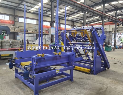 Otomatik stringer palet montaj makinesi euro testere blokları palet çivileme makinesi EURO ahşap palet çivileme makinesi