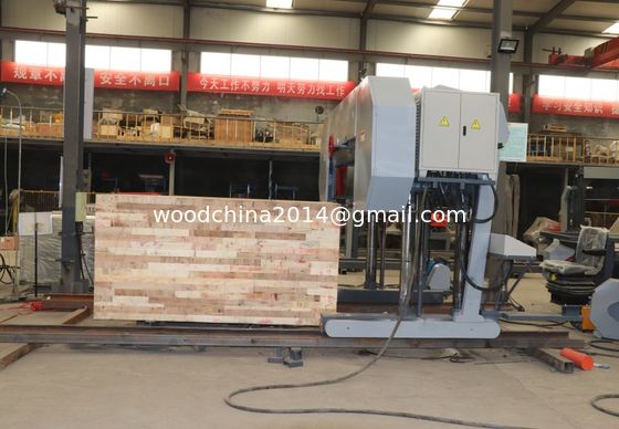 Büyük Ahşap İşleme Taşınabilir Horizontal Band Çakmak Çubuk Kesme Makinesi
