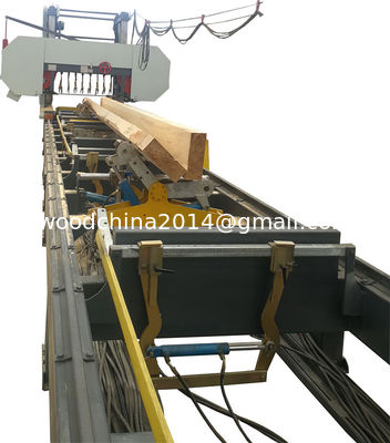 Yatay Hidrolik Otomatik Ahşap Çakmak Makineleri Bandsaw Çakmak Çakmak Çakmak