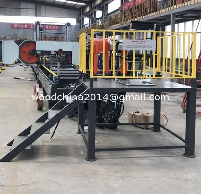 Tam otomatik ağır işlevli büyük kütük testeresi kütük dönüştürücü ile ahşap işleme makineleri