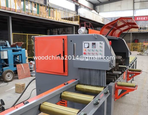 Double Spindle Multi Blade Rip Saw Machine For Log Planks Cutting