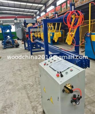Otomatik Dikey Çift Blade Çakmak Bandsaw Mill Makine Ahşap İşleme Makineleri için Çakmak