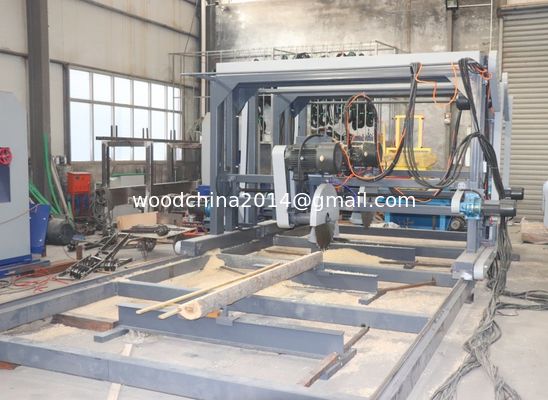 Çifte salıncak bıçakları açılı dairesel testere ahşap kütükleri için ahşap kesme için 300mm X 210mm