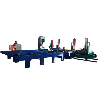 Ahşap Kütük Ayırıcı/dia.1200mm kullanılmış Dikey Şerit Testere Makinesi spor araba ile/ahşap kesme dikey şerit testere