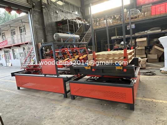 Otomatik Ahşap Paletler Blok çivileme makineleri Çivici Palet Makinesi Ahşap palet yapmak için
