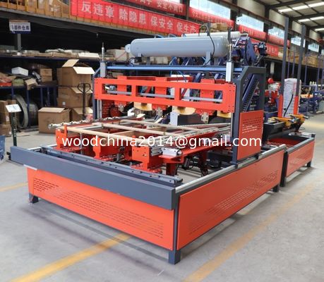 Semi-Automatic Wooden Pallet Nailing Machine with Palletizer wood pallet nailing machine