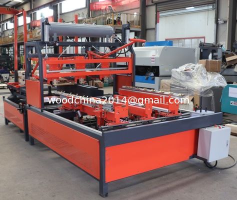 Yarı Otomatik Ahşap Palet Çivileme Makinesi, Paletleyicili ahşap palet çivileme makinesi