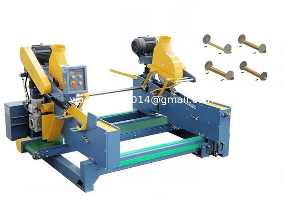 Ahşap Kesilmiş Çakmak Çift Başlı Çakmak Pallet Taşıma, Ahşap İşleme Dairesel Bıçak Çakmak