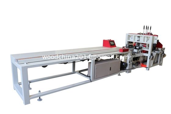 7.5KW Otomatik CNC Ahşap Palet Ayak Pier Yapma Makinesi 40-120MM Kalınlık 40-100MM Genişlik