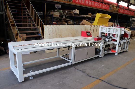 7.5KW Otomatik CNC Ahşap Palet Ayak Pier Yapma Makinesi 40-120MM Kalınlık 40-100MM Genişlik