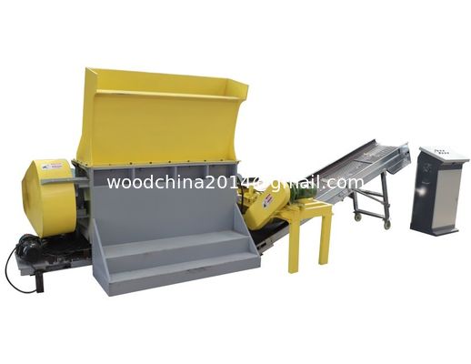100-3000kg/h Ahşap palet kırıcı Ahşap palet parçalayıcı makine Ahşap geri dönüşüm makinesi