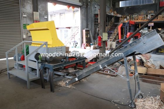 100-3000kg/h Ahşap palet kırıcı Ahşap palet parçalayıcı makine Ahşap geri dönüşüm makinesi