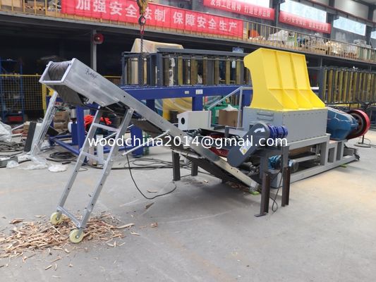 100-3000kg/h Ahşap palet kırıcı Ahşap palet parçalayıcı makine Ahşap geri dönüşüm makinesi