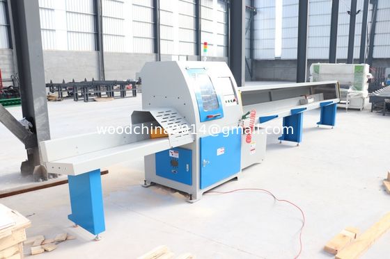 Ahşap Palet Makinesi Otomatik Tahta Kesme Testere Makinesi Siemens PLC Dokunmatik Ekran
