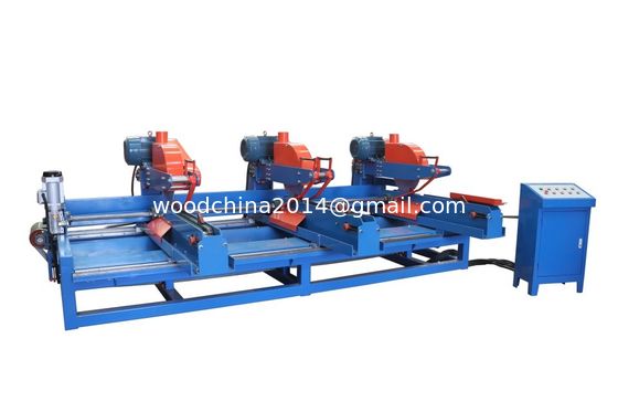 Multi Heads Wood Cutting Saw Woodworking Automatic Cross Cutting Saw Machinery Wood Sawmill Machine