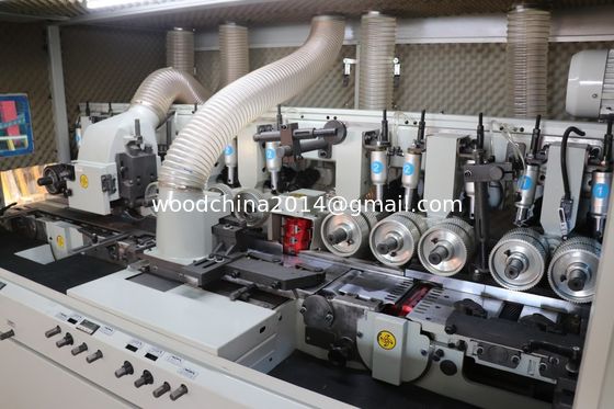 SH621 6 Baş 6 Döner 6 Kesiciler Ağaç düzleme makinesi Dört taraflı kalıplama makinesi