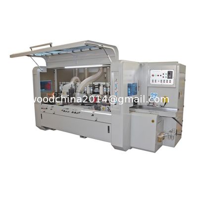 CNC Ahşap İşleme Kalıplama Makinesi Dört Yanlı Ahşap Düzleme Makinesi Fabrikası En Fazla Çalışan Genişliği 210mm