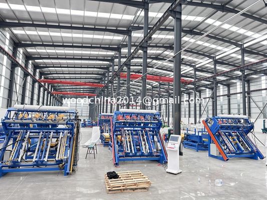 Yüksek Kapasiteli Otomatik Ahşap Palet Makinesi Yükleyici ve Taşıyıcı ile Geliyor