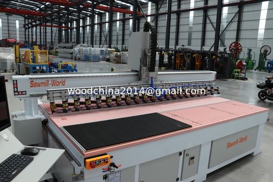 MDF Duvar Paneli Tavan Ses Dayanıklı Özel 2400-3000mm Akustik Panel Çivi Makinesi Satılık