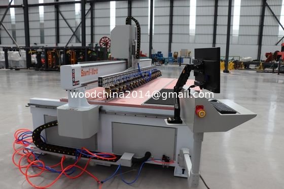 MDF Duvar Paneli Tavan Ses Dayanıklı Özel 2400-3000mm Akustik Panel Çivi Makinesi Satılık