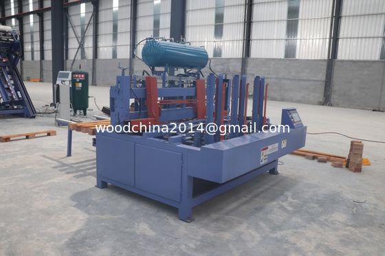 Euro Wood Block Palet Making Machine 4 Stringer w/Stacker Palet Nailer Montaj Sistemi