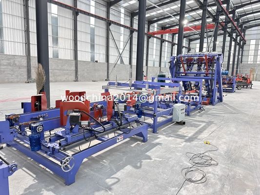 Avrupa Palet Montaj Makinesi Endüstriyel Otomatik Ahşap Palet Çivileme Makinesi Ahşap Palet Yapmak için