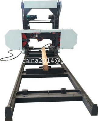 Wood Saw Machine MJ1000 Petrol wood cutting bandsaw saw mill machines gasoline/Diesel engine portable sawmill