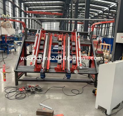 Yarım Otomatik Ahşap Palet çivileme makinesi / Euro Blok Palet Üretim hattı