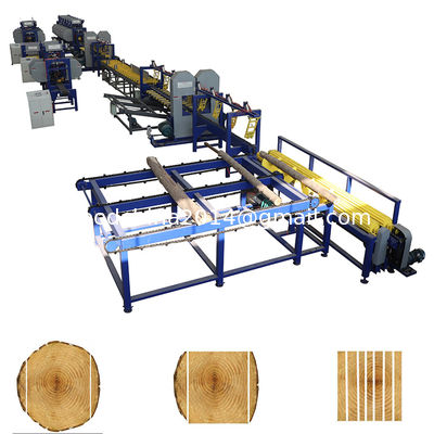 Otomatik Dikey Çift Blade Çakmak Bandsaw Mill Makine Ahşap İşleme Makineleri için Çakmak