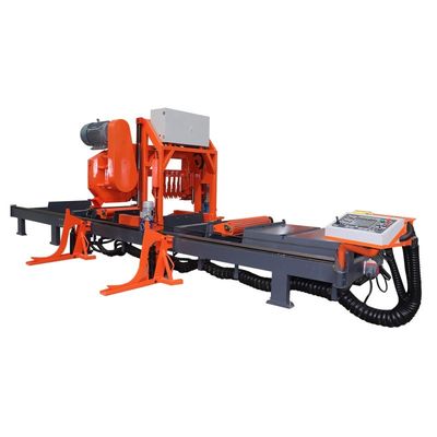 Tam otomatik yatay hidrolik bant testere makinesi 1000mm ahşap için