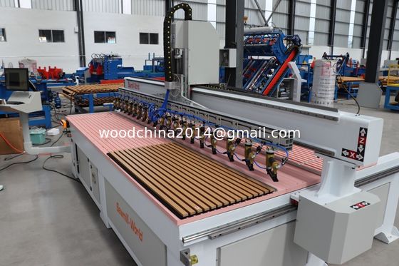 MDF Duvar Paneli Tavan Ses Dayanıklı Özel 2400-3000mm Akustik Panel Çivi Makinesi