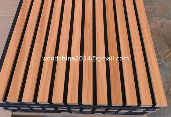 MDF Duvar Paneli Tavan Ses Dayanıklı Özel 2400-3000mm Akustik Panel Çivi Makinesi