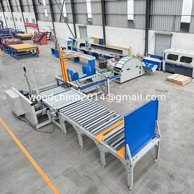 Otomatik Ahşap Yükleme Makinesi Ahşap Plank Palletizer Ahşap İşleme Timber Stacker