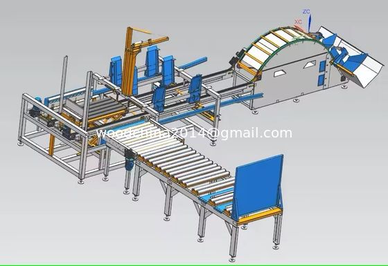 Ahşap Taşları Ahşap Yükleme Makinesi Otomatik Palet Ahşap Taşları Taşımalı Yükleme Makinesi