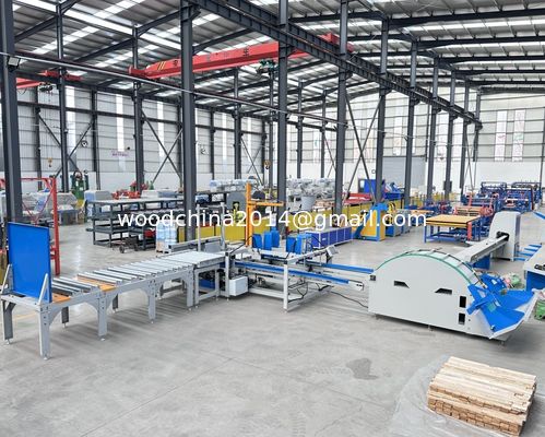 Otomatik Ahşap Yükleme Makinesi Ahşap Plank Palletizer Ahşap İşleme Timber Stacker