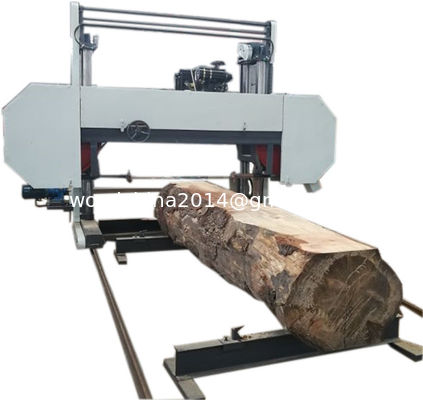 Büyük Ahşap İşleme Taşınabilir Horizontal Band Çakmak Çubuk Kesme Makinesi